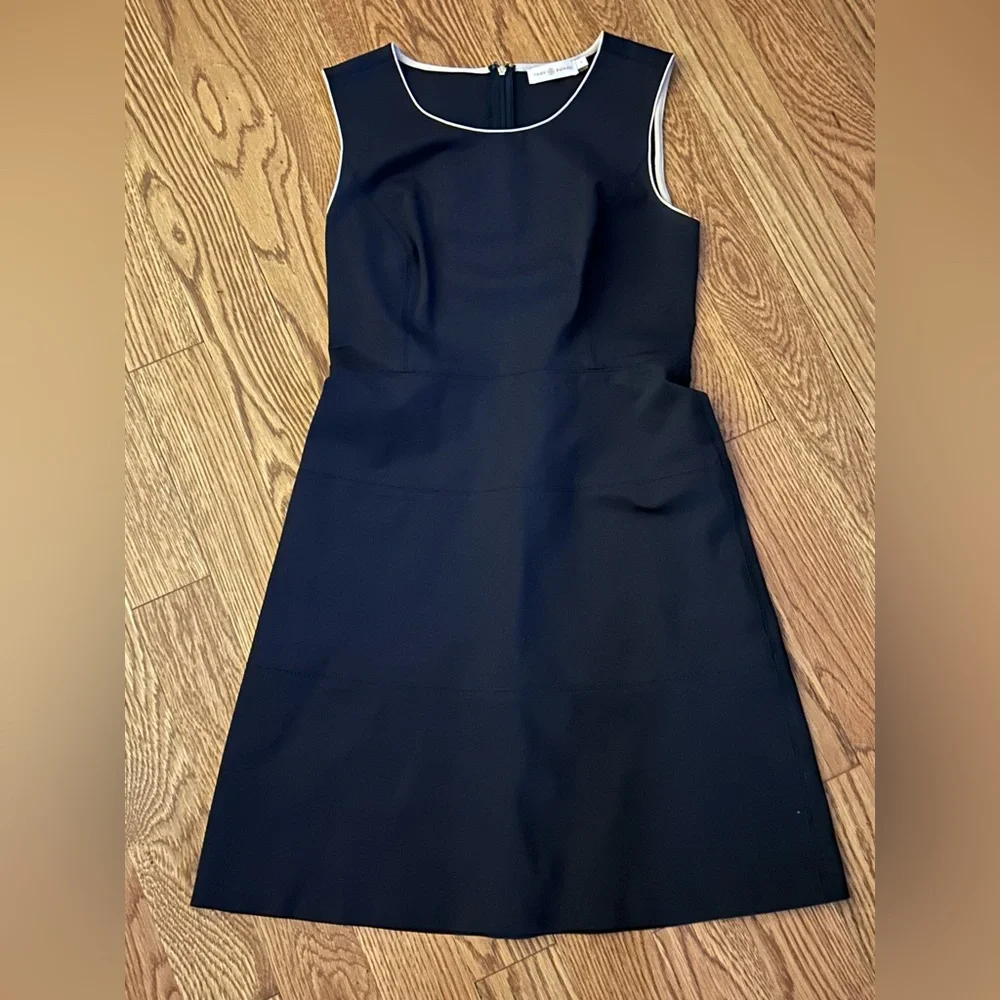 Tory Burch‎ Dress with Contrast Piping Work Board Room Preppy Academia